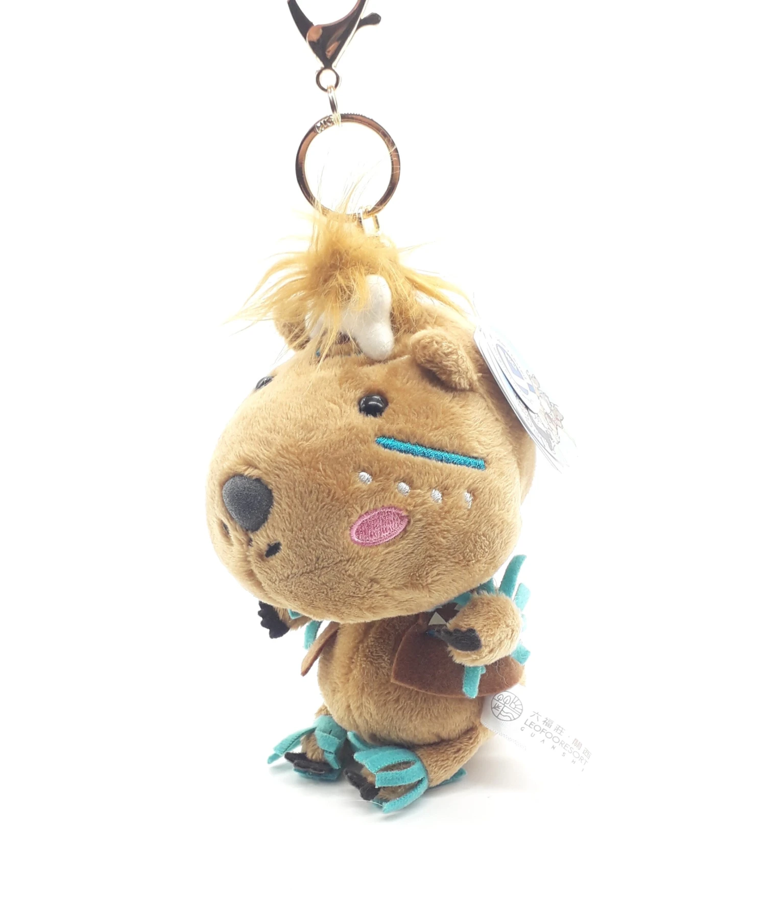 Nici 90807 Taschen-Anhänger Capybara Wasserschwein 15cm Plüsch Leofoo Resort – Bild 2