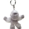 Nici 32403 Schlüsselanhänger Gorilla 10cm White Collection 25 Jahre NICI Plüsch
