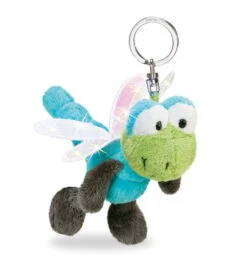Nici 35433 Schlüsselanhänger Libelle Green Lilly Dragonfly Ca 10cm Plüsch