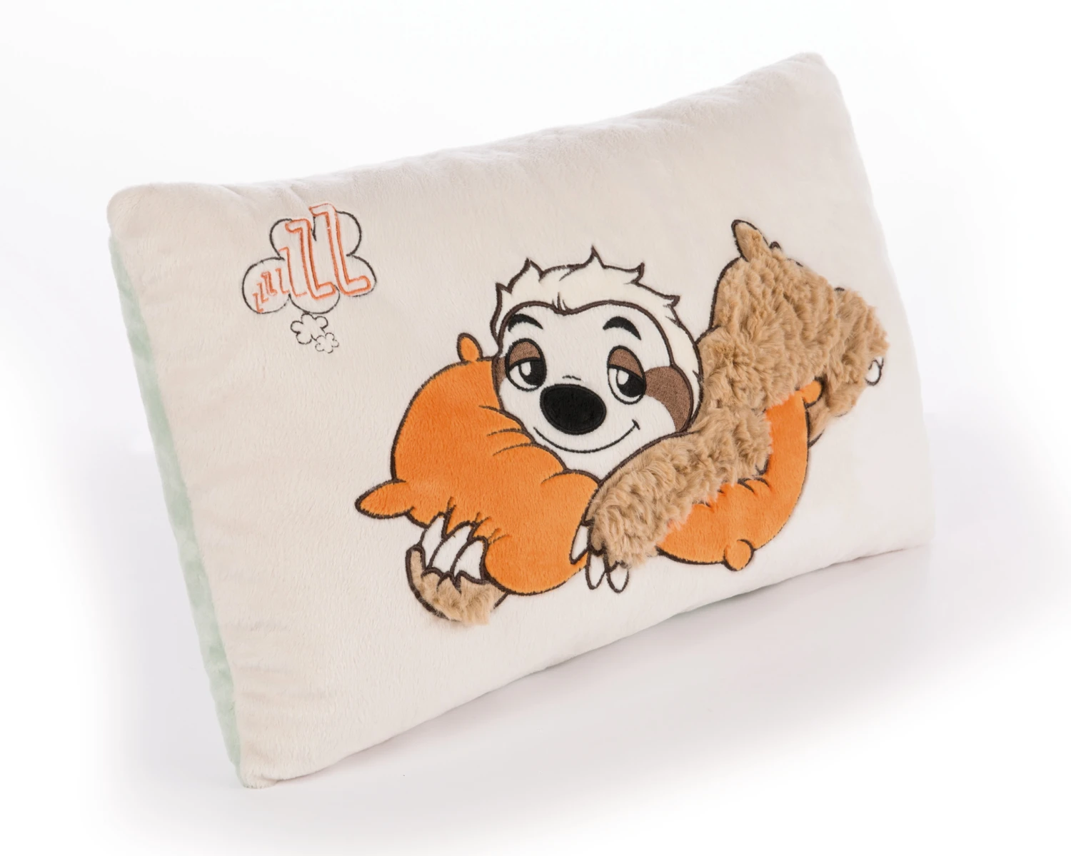 Nici 48574 Kissen Faultier Wave Dave Rechteckig Ca 43x25cm Plüsch Kuschelkissen – Bild 3