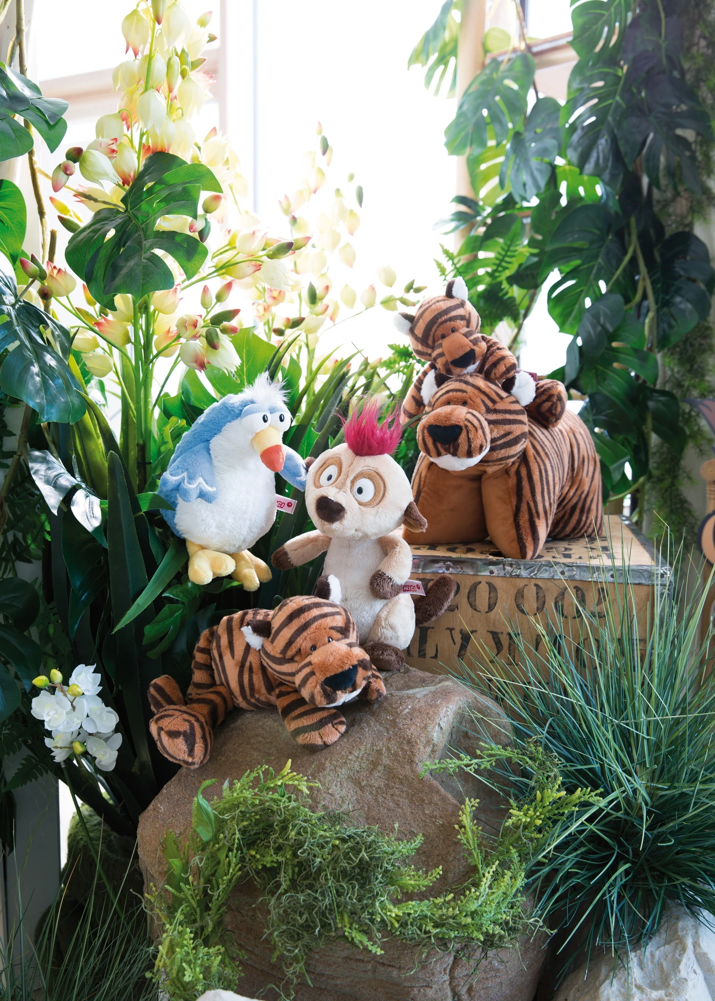 Nici 43908 Tiger Balikou Liegend Ca 20cm Wild Friends Plüsch – Bild 2