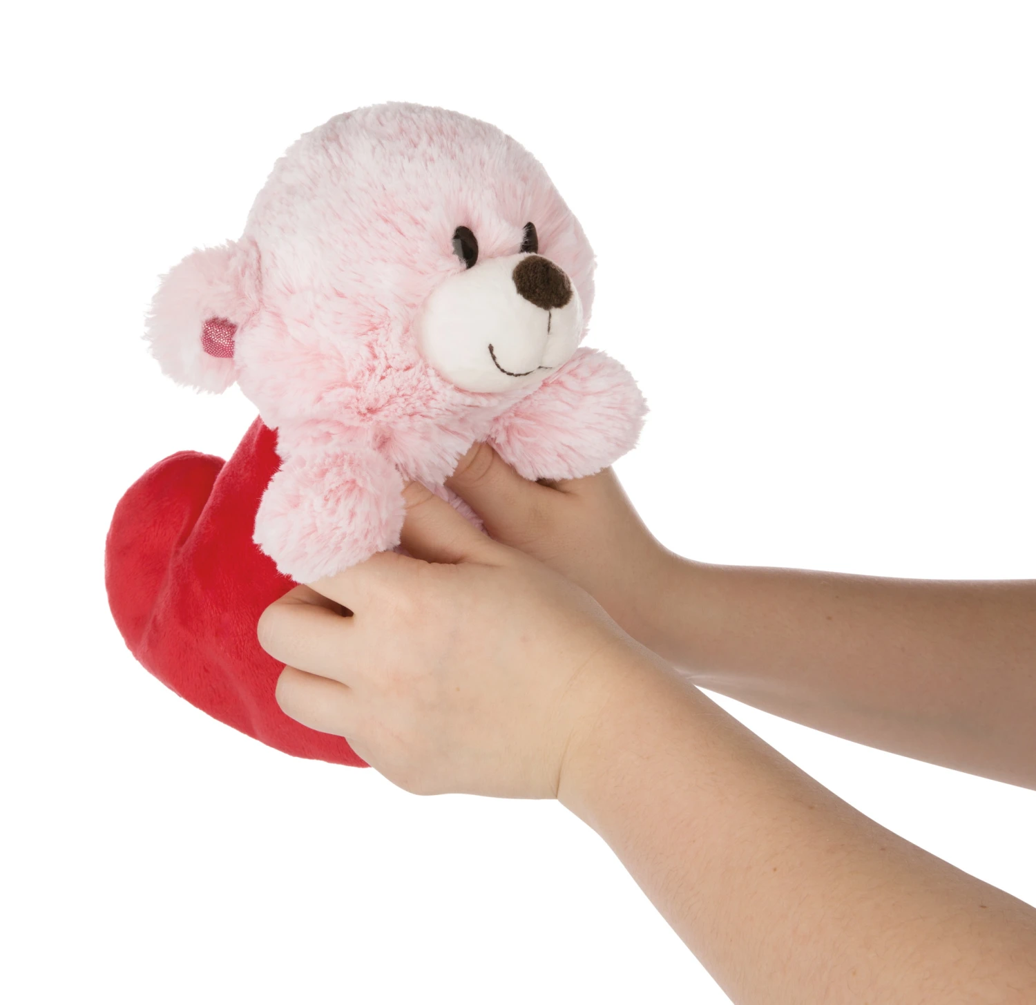 Nici 44427 Love Bär Schwester Rosa Wendeplüsch Bär In Herzkissen Ca 20cm – Bild 6