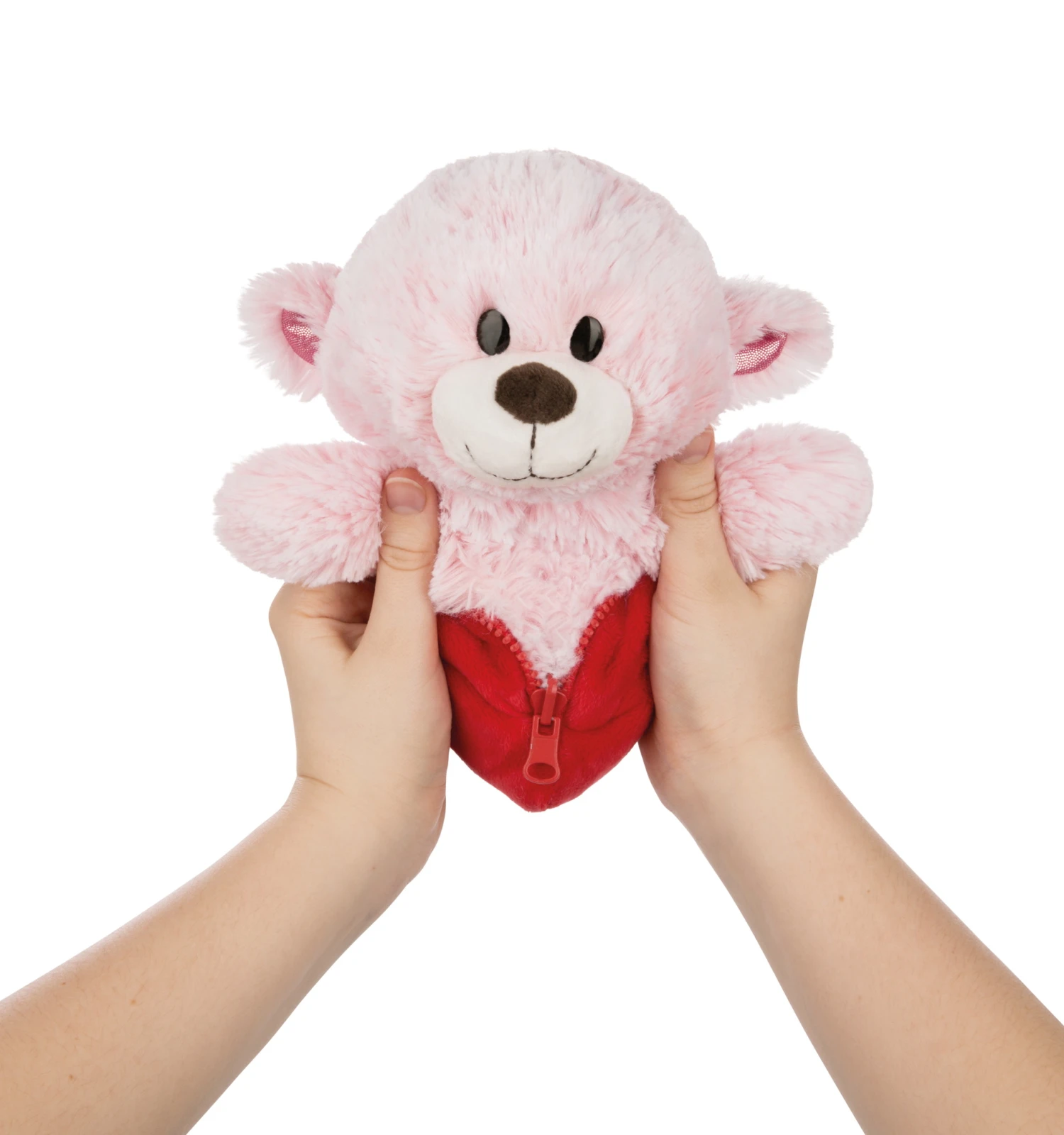 Nici 44427 Love Bär Schwester Rosa Wendeplüsch Bär In Herzkissen Ca 20cm – Bild 5