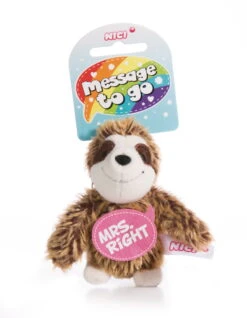 Nici 44854 Message To Go Loop 8cm Faultier – Mrs. Right