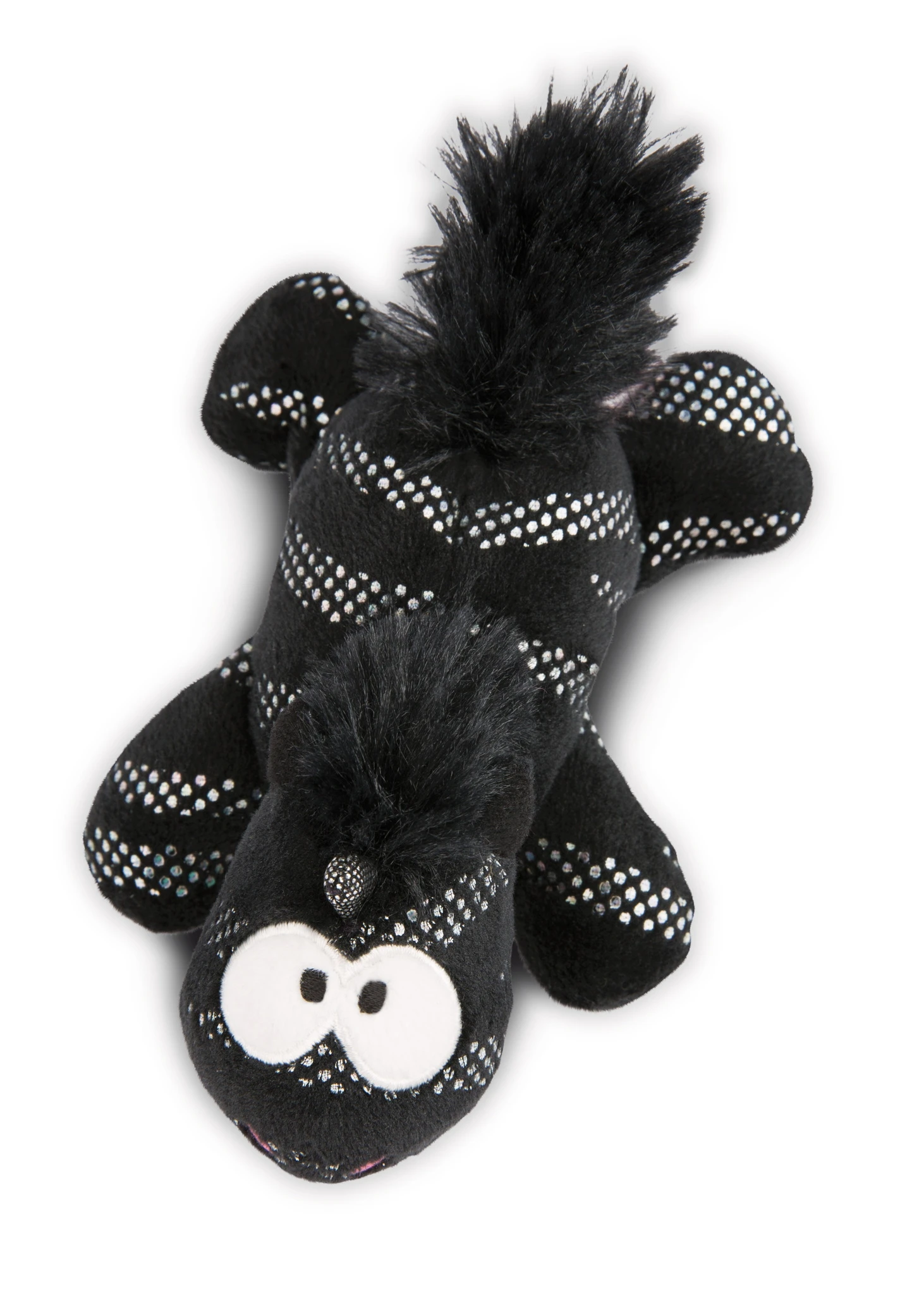 Nici 44952 MagNICI Schwarz-silbernes Einhorn Starlight Mystery Ca 12cm Plüsch – Bild 2