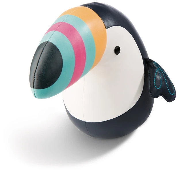 Nici 45167 Tukan Ca 25cm Kunstleder Kuscheltier Tropicano Toucan – Bild 3