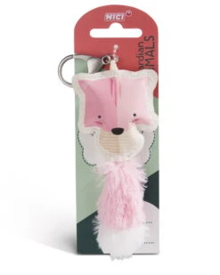 Nici 45581 Guardian Animals Katze Hellrosa 12cm Taschenanhänger Kunstleder