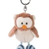 Nici 46090 Schlüsselanhänger Eule Oscar 10cm Drehbarer Kopf The Owlsons
