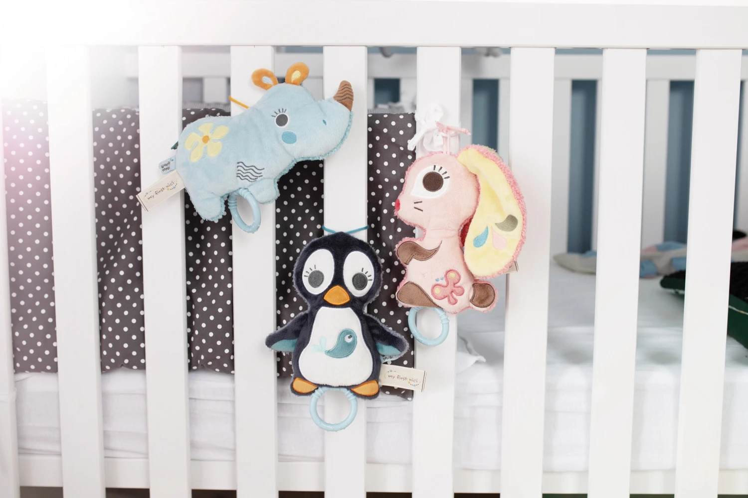 Nici 46580 Wombitombi Spieluhr 2D Hase Hopsali 18cm My First Nici – Bild 5