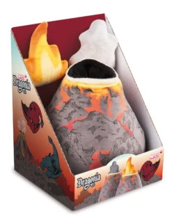 Nici 46720 Plüschvulkan 16cm Mit Wolke Und Feuer In Geschenkverpackung Dragonia