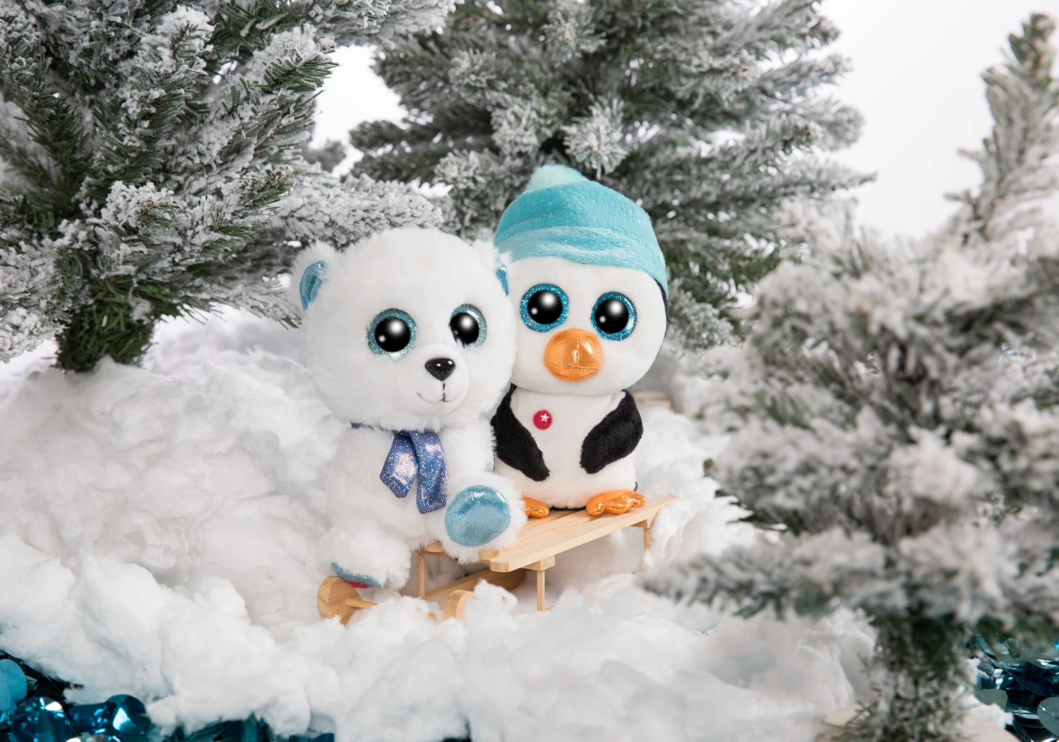 Nici 46955 Glubschis Winter Eisbär Benjie 15cm Plüsch Kuscheltier – Bild 7