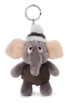 Nici 47269 Schlüsselanhänger Elefant Amadou 10cm Plüsch Winter Discovery