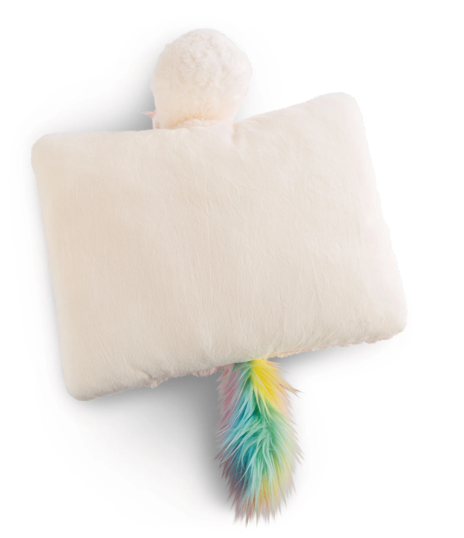 Nici 48413 Kuscheltierkissen Weißes Einhorn Rainbow Yin & Yang 40x30cm Plüsch – Bild 2