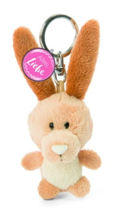 Nici 47539 Schlüsselanhänger Brauner Hase Plüsch 7cm Alles Liebe