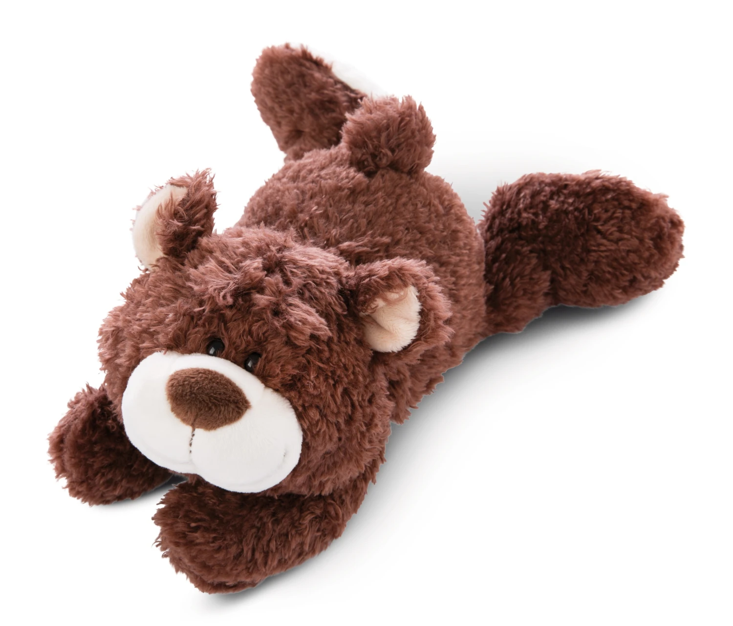 Nici 47609 Bär Kakaobraun Liegend 30cm Schlenker Plüsch Classic Bear GREEN