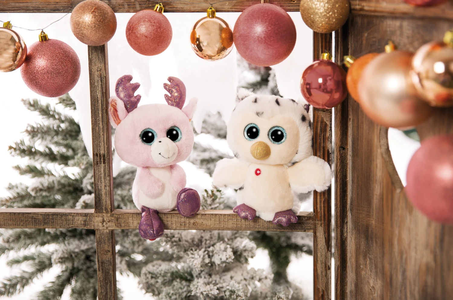 Nici 47686 Glubschis Winter Rentier Rosani 15cm Plüsch Kuscheltier GREEN – Bild 4