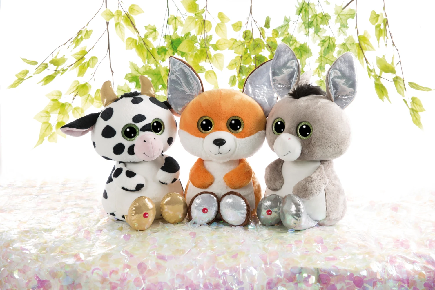 Nici 47827 Glubschis Fuchs Runizzi 45cm Plüsch Kuscheltier Schlenker GREEN – Bild 4