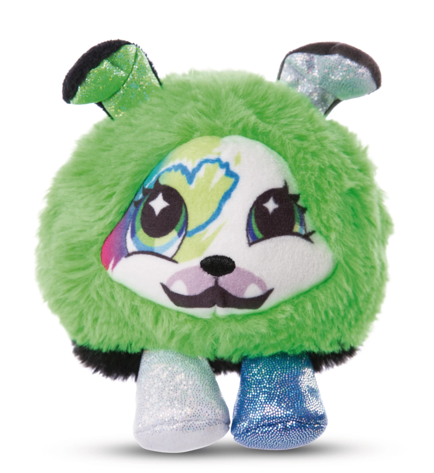 Nici 47907 Pixidoos Pets 2-in-1 Wendeplüsch Hund Bonbi 12cm Grün-schwarz Plüsch – Bild 2