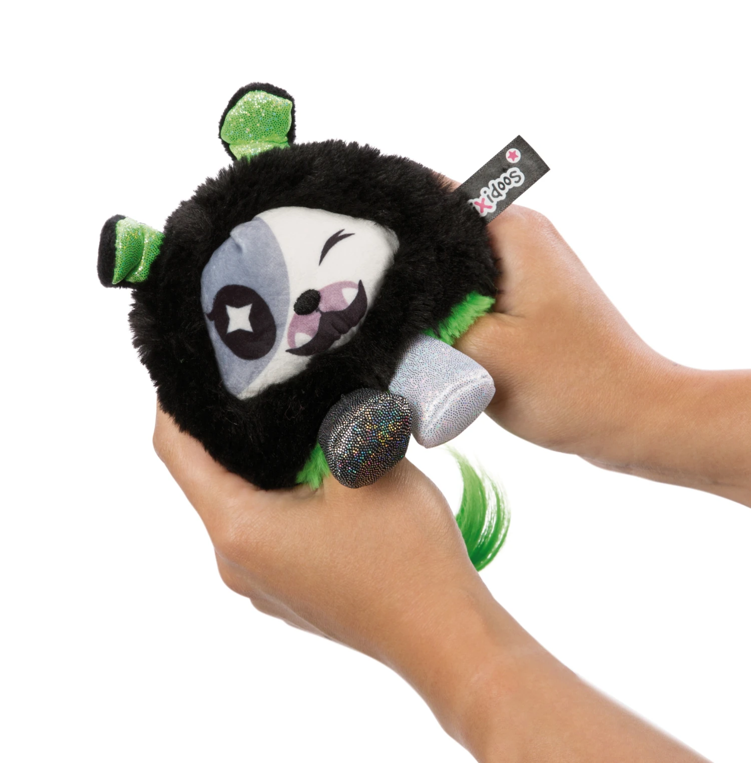 Nici 47907 Pixidoos Pets 2-in-1 Wendeplüsch Hund Bonbi 12cm Grün-schwarz Plüsch – Bild 7