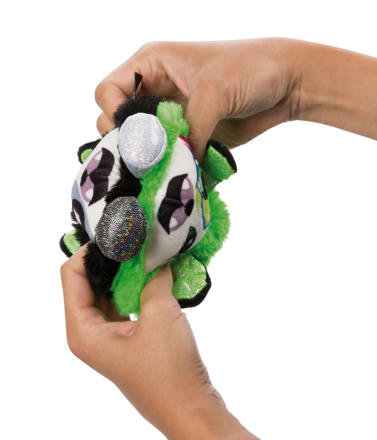 Nici 47907 Pixidoos Pets 2-in-1 Wendeplüsch Hund Bonbi 12cm Grün-schwarz Plüsch – Bild 6