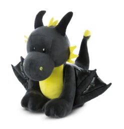 Nici 47993 Drache Dragor Schwarz-gelb 20cm Stehend Plüsch Kuscheltier Dragonia