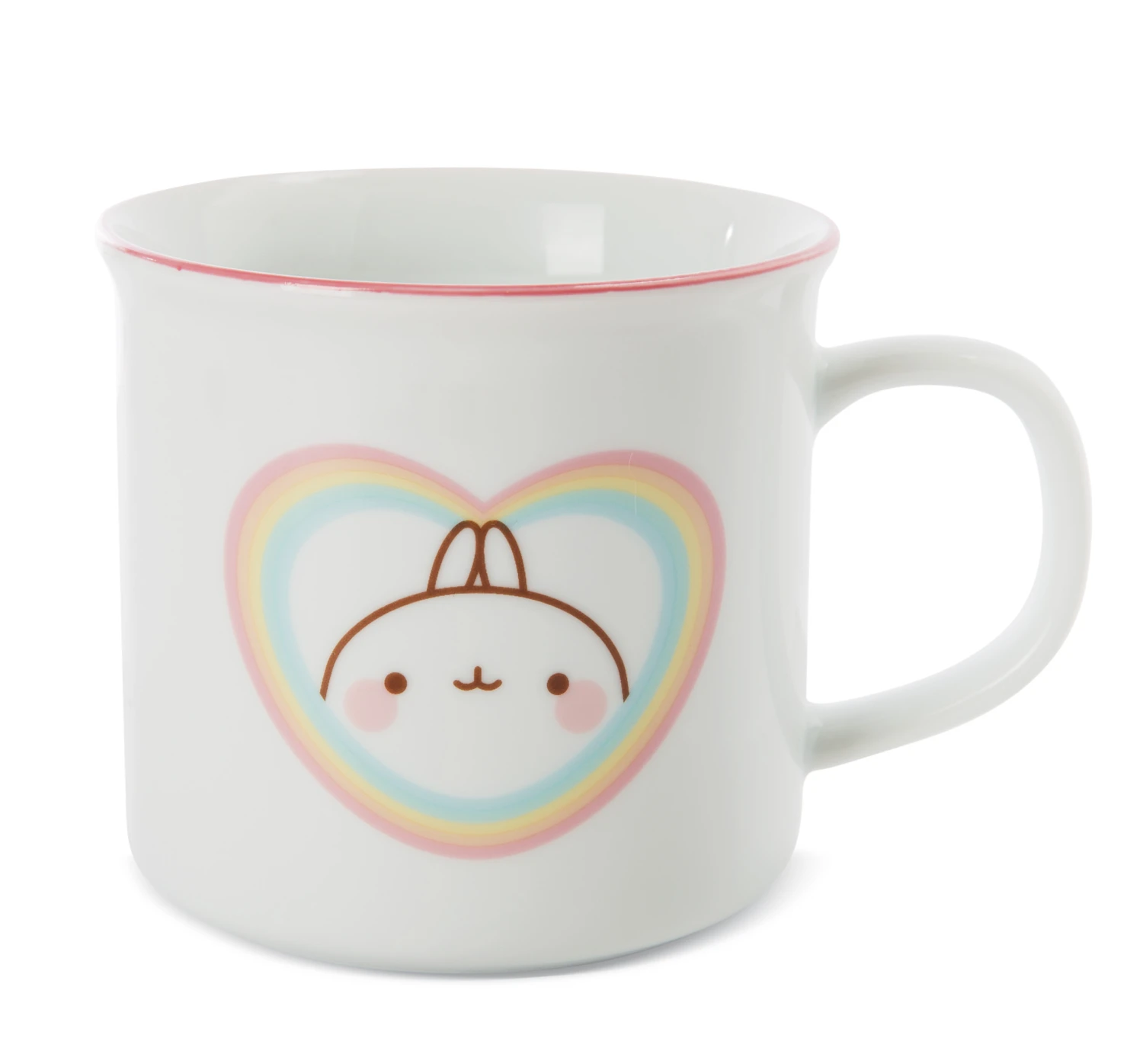 Nici 48234 Tasse Molang Regenbogen In Geschenkverpackung Porzellan 400ml Kawaii – Bild 2
