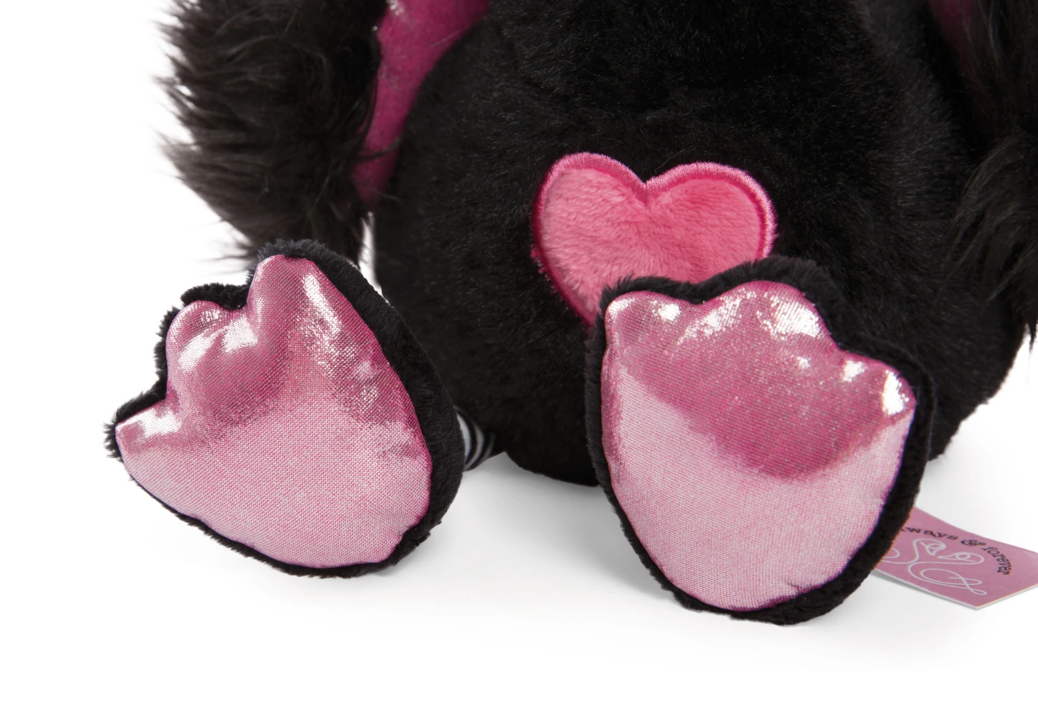 Nici 48273 Schwan Schwarz Ca 70cm Plüsch Kuscheltier Love Classics GREEN – Bild 2