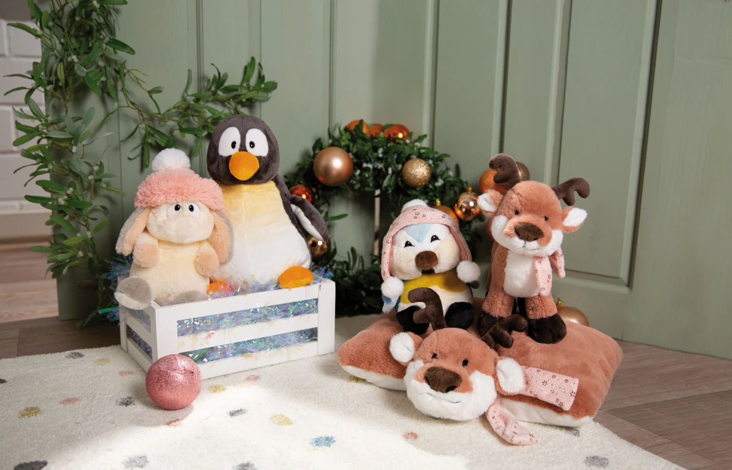 Nici 48307 Vogel Andoli Meise Ca 13cm Plüsch Kuscheltier Winter Friends GREEN – Bild 2