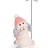 Nici 48360 Fotohalter Zettelhalter Hase Liska Polyresin Winter Friends