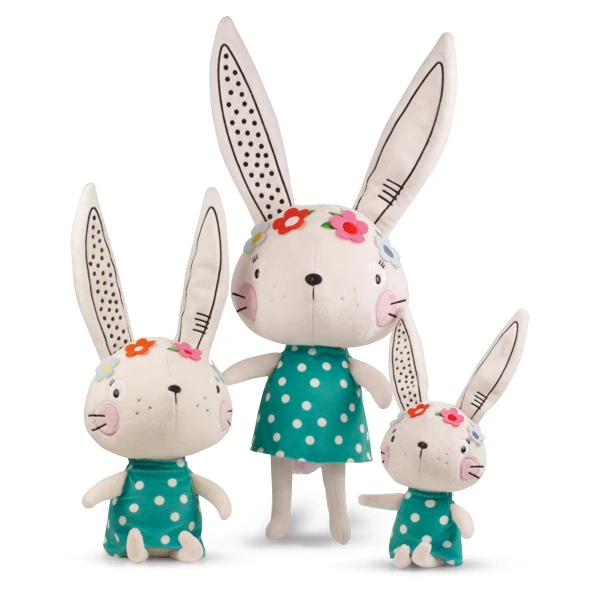 Nici 90422 Lemon Ribbon Hase 45cm Plüsch Kuscheltier Schlenker – Bild 3